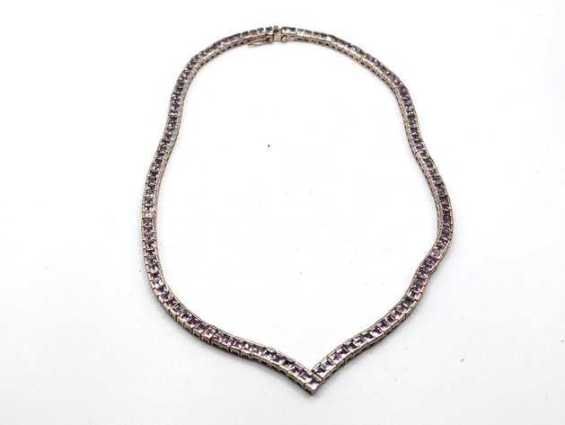 Image for Sterling Silver V-Shaped Necklace