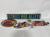 Hot Rod Metal Signs