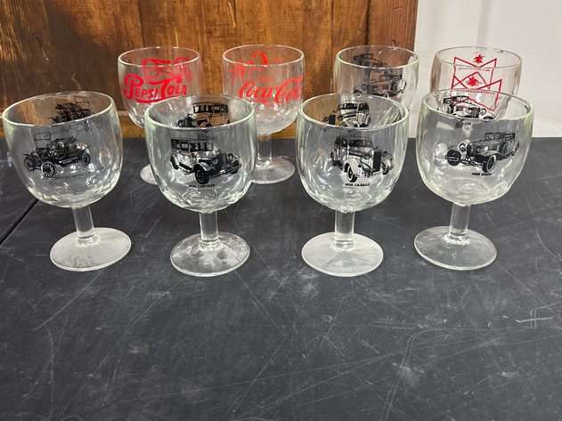 Image for Vintage Glass Goblets