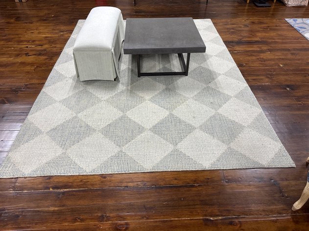 Image for Coffee Table And Covered Bench With Area Rug