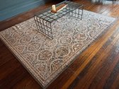 Steel Rebar Coffee Table With Area Rug