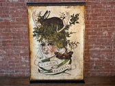 "Artisan Woodland Woman" Canvas Art