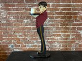 Vintage American Folk Art Bell Hop