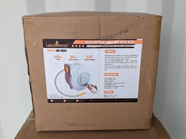 Image for LandHonor 65 ft Retractable Air Hose Reel