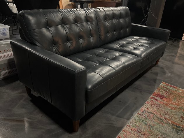 Image for Abbyson Leather Sofa