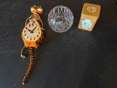 "Here Kitty Kitty" Tiger Clock