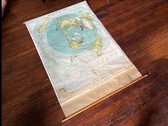 Denoyer- Geppert Series Polar Air Age World Map