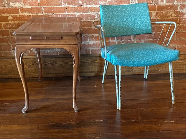 Image for Vintage Queen Anne Style Tea Table