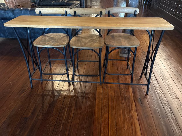 Image for Rustic Bar And Stool Set