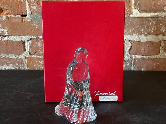 Image for Baccarat Virgin Mary Crystal Figurine