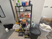 Cleaners And Shelf