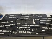 Plastic Pet Supply Signs