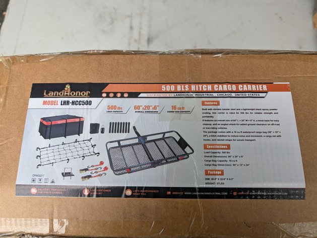 Image for LandHonor 500 lbs Hitch Cargo Carrier