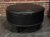 Leather Ottoman