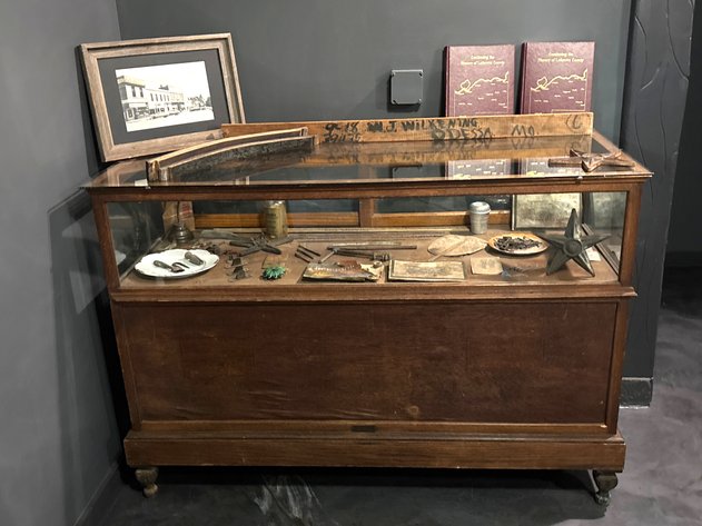 Image for Display Cabinet With  Antique Contents
