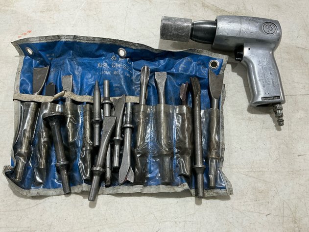 Image for Air Hammer With Chisel Bits Set
