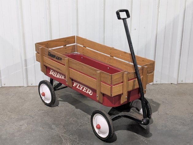Image for Radio Flyer Trav-Ler Wooden Stake Wagon