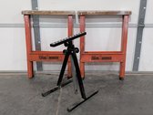 Metal Sawhorses And Roller Stand