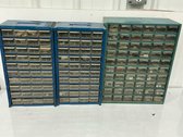 3 Eveready Parts Storage Cabinets