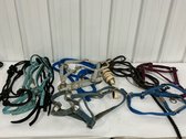 Nine Weaver Leather Halters And Leads