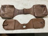 Two Leather Saddlebags