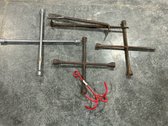 Assorted Lug Wrenches And Pry Bars