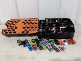 Hot Wheels Storage Case And Assorted Diecast Vehicles