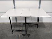 Modular Flip-Top Training Tables On Casters