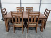 Mission Style Wooden Dining Set