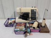 Kenmore Sewing Machine And Assorted Sewing Notions