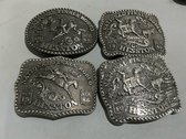 Hesston National Finals Rodeo Commemorative Belt Buckles