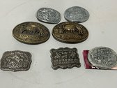 Hesston National Finals Rodeo Commemorative Belt Buckles