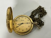 Eton Quartz Hunter Case Pocket Watch With Chain
