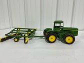 John Deere Ertl Toy Tractor And Disc Harrow Implement Set