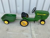 Ertl John Deere Model 520 Pedal Tractor With Matching Trailer