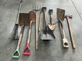 Nine Piece Assorted Landscaping Hand Tools