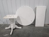 Pedestal Dining Table With Extension Leaf