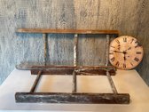 Lithgow Portobello Clock And Wooden Ladder