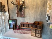 Home Decor And Kraft Wooden Box Lot
