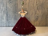 Vintage Porcelain Boudoir Lamp