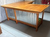L-Shaped Wooden Desk