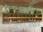 Wooden Cubby , Books And Decor Lot