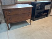 Wood Chest And Shelving Set