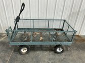 Steel Mesh Utility Garden Cart