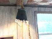 Upcycled Metal Bucket Chandelier