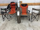 Five Assorted Folding Camp Chairs