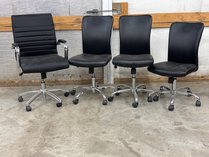 Set Of Four Office Chairs