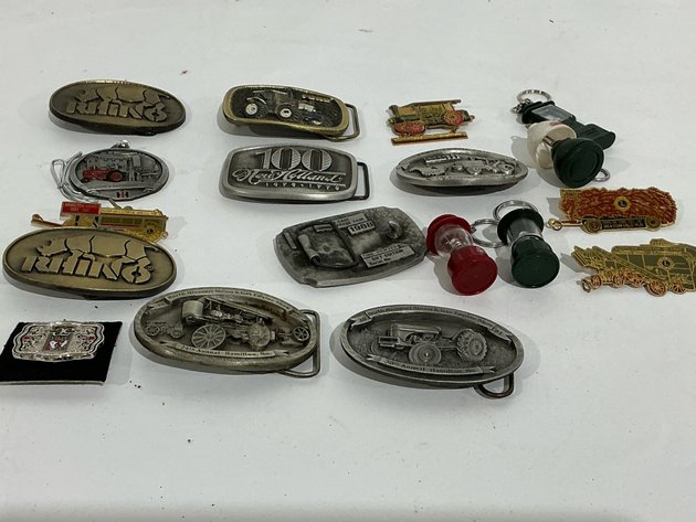 Image for Agricultural Buckle And Keychain Lot
