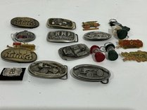 Agricultural Buckle And Keychain Lot