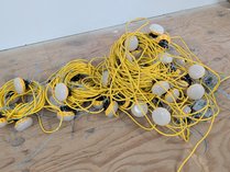 Temporary Construction String Light System